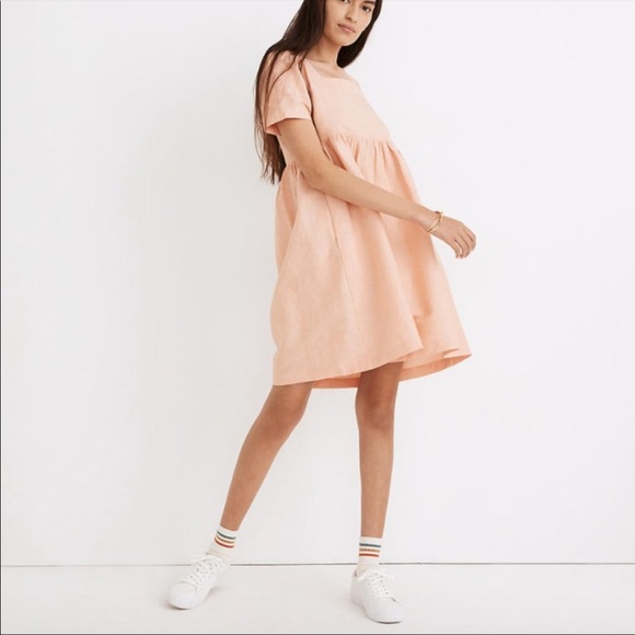 Madewell Dresses & Skirts - HP Madewell Linen Blend Allie Dress Faded Sunset Medium NWT